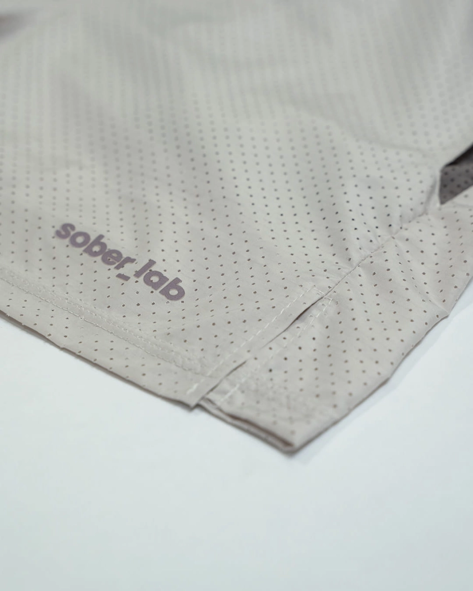 Perforated Light Shorts / Creamy