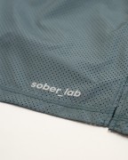 Perforated Light Shorts / Metalic