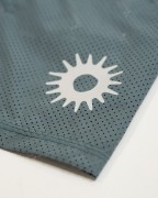 Perforated Light Shorts / Metalic