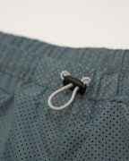 Perforated Light Shorts / Metalic