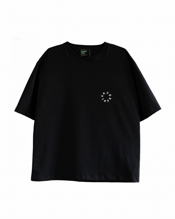 Running Boxy Tee / Black
