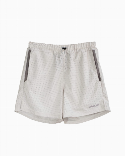 Perforated Light Shorts / Creamy