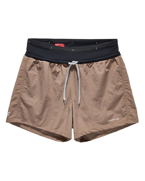 Full Belt Shorts / Light Brown