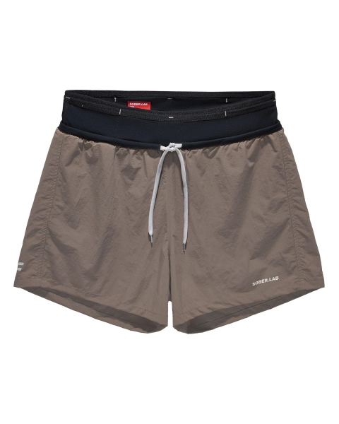 Full Belt Shorts / Light Brown
