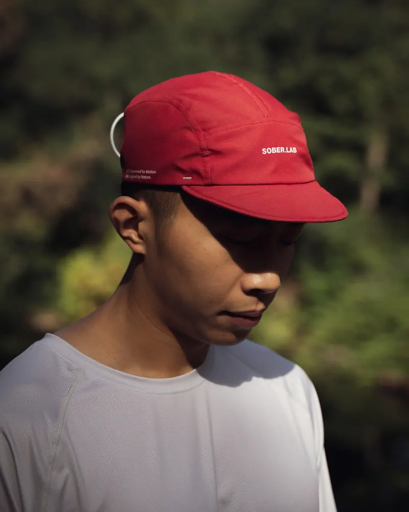 5 Panels Cap Brick Red, profil