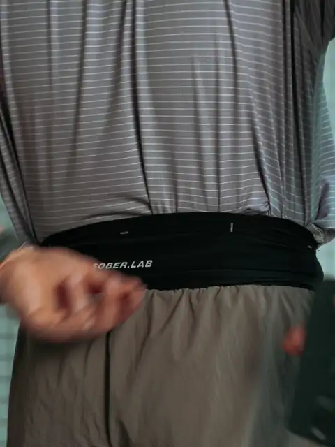 Telefon wkładany do pasa biegowego szortów Full Belt Shorts Light Brown