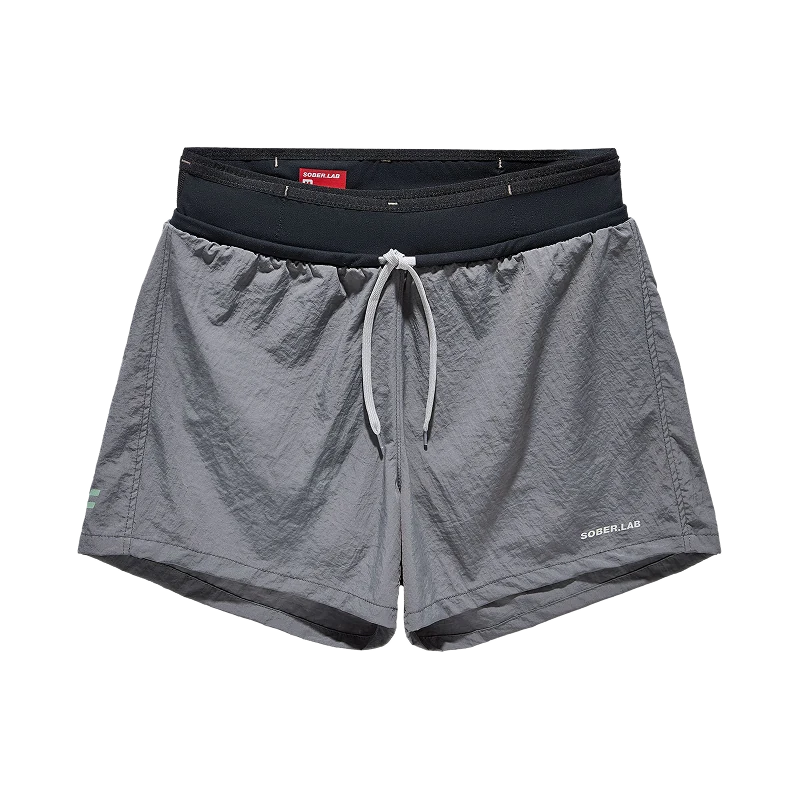 Full Belt Shorts / Stone Gray